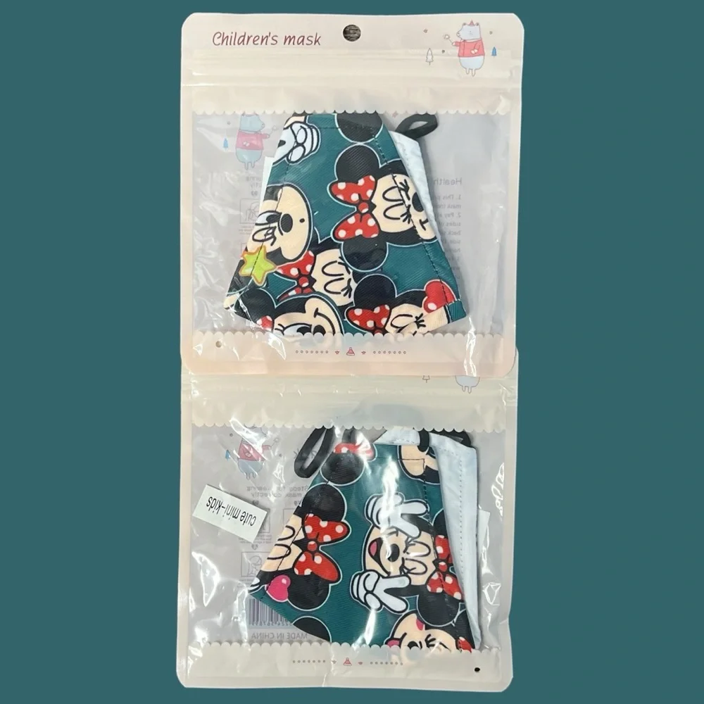 Charlie’s Project Disney Minnie Mouse Kids Face Masks x2